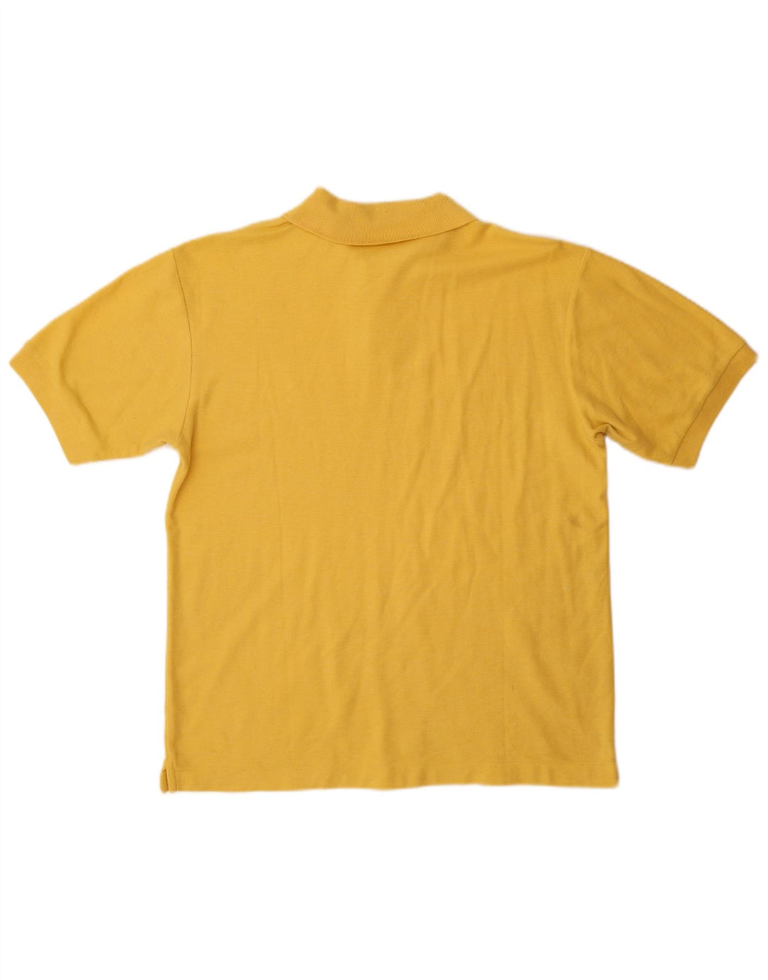 Fila Mens Polo Shirt IT 48 Medium Yellow Cotton