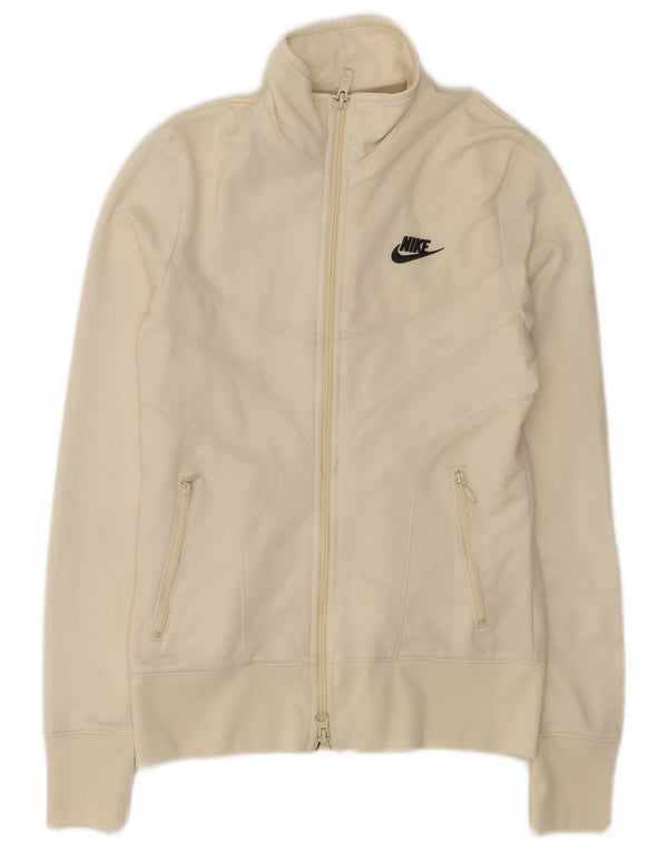 Damska kurtka dresowa Nike UK 8/10, mała, złamana biel, poliester
