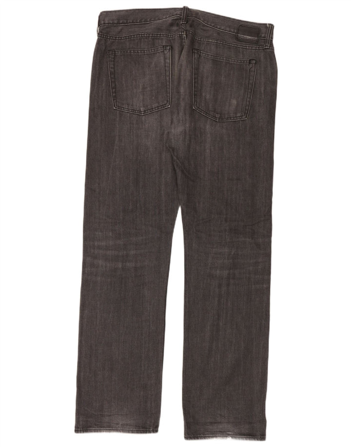 Gap Mens Straight Jeans W36 L34 Grey Flecked Cotton