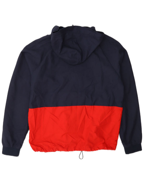 Fila Herre grafisk træningsdragt med hætte Top jakke Medium Navy Blue Colourblock