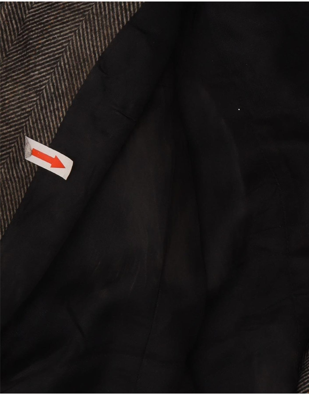 Zweireihiger Blazer für Damen von Zara, Gr. 10, Größe S, grau, Fischgrätmuster