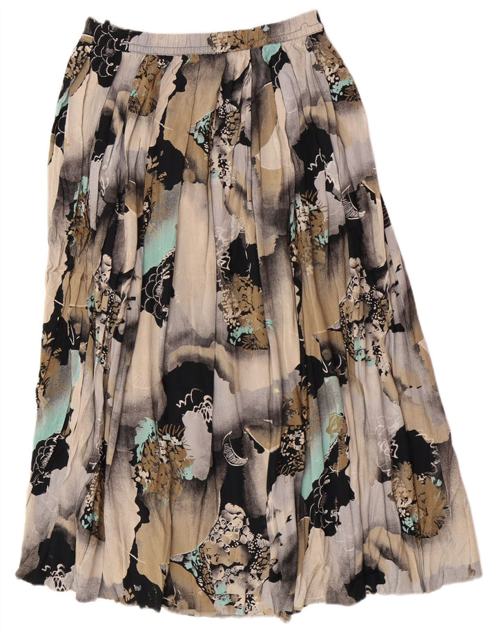 Betty Barclay Женская расклешенная юбка с абстрактным узором UK 12 Medium W28 Multico