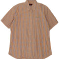 Camicia Kappa da uomo a maniche corte 2XL in cotone a quadri multicolore