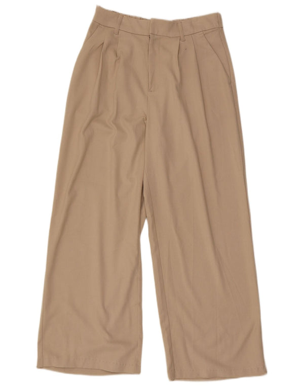 Hollister Mujer Livvy Pantalones Casuales De Cintura Alta Medio W30 L27 Beige