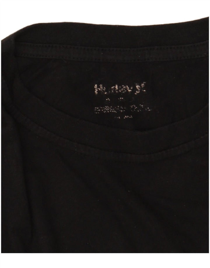 Hurley Mens Graphic T-Shirt Top Small Black