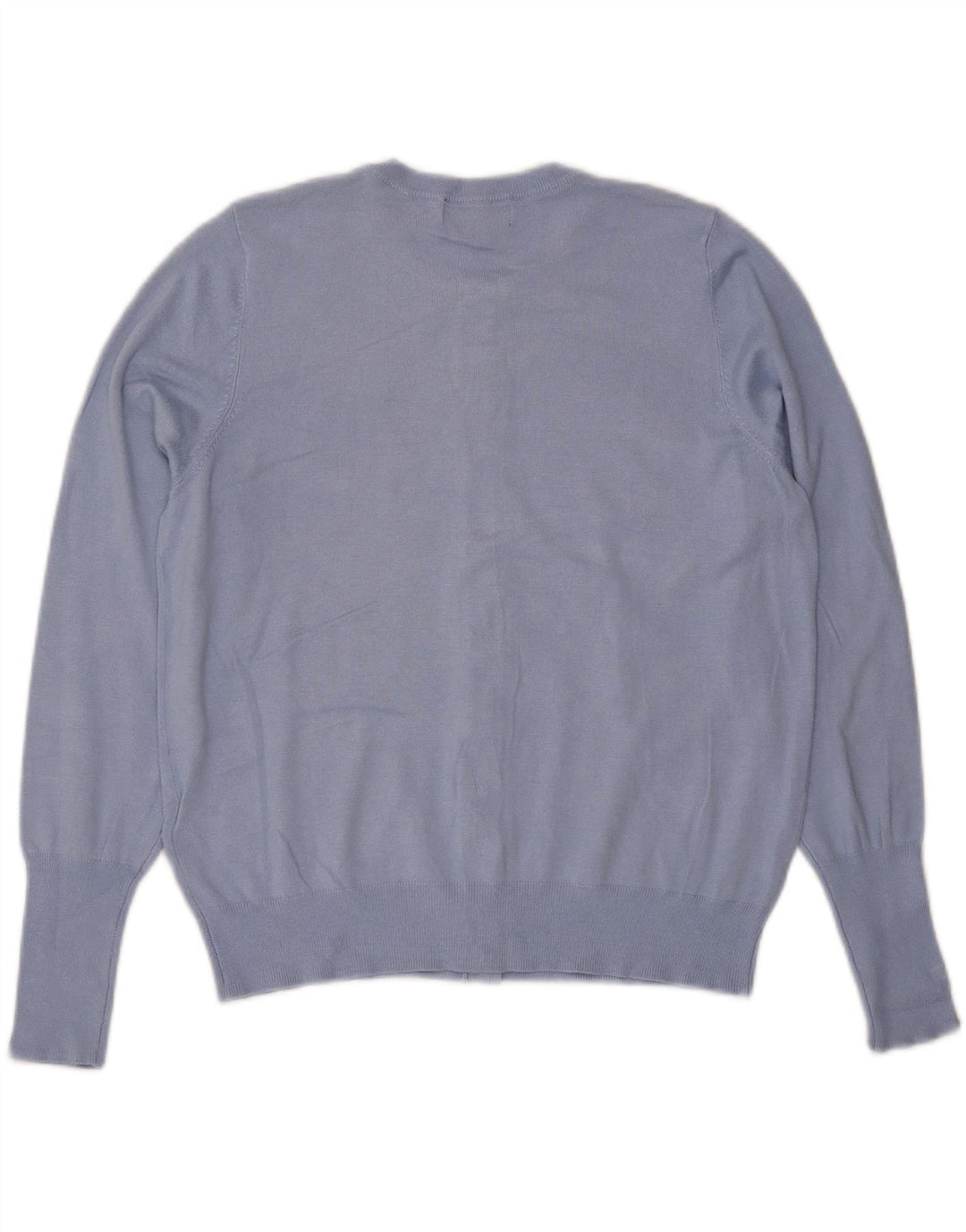 Marks & Spencer Womens Cardigan Sweater UK 16 Large Blue Viscose
