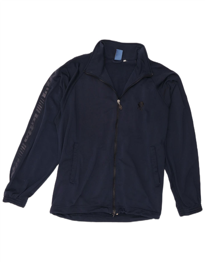 Lotto Mens Graphic Tracksuit Top Jacket Grande Azul Marinho