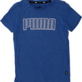 PUMA Boys Graphic T-Shirt Top 7-8 Years Blue Vintage Puma and Second-Hand Puma from Messina Hembry 