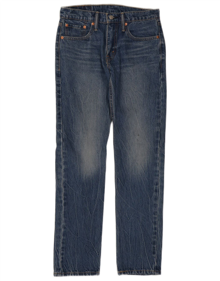 LEVI'S Mens 502 Tapered Jeans W28 L32 Blue Cotton