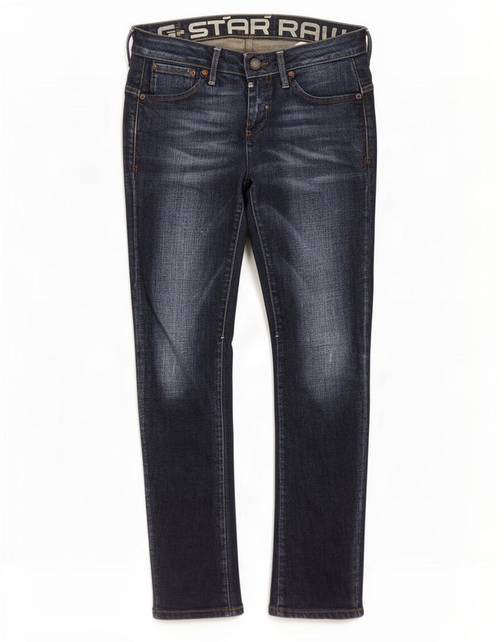 G-Star Womens Slim Jeans W28 L32 Blue Cotton