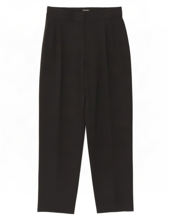 Calça feminina Massimo Dutti Pegged Suit EU 36 XS W26 L27 Preto Viscose