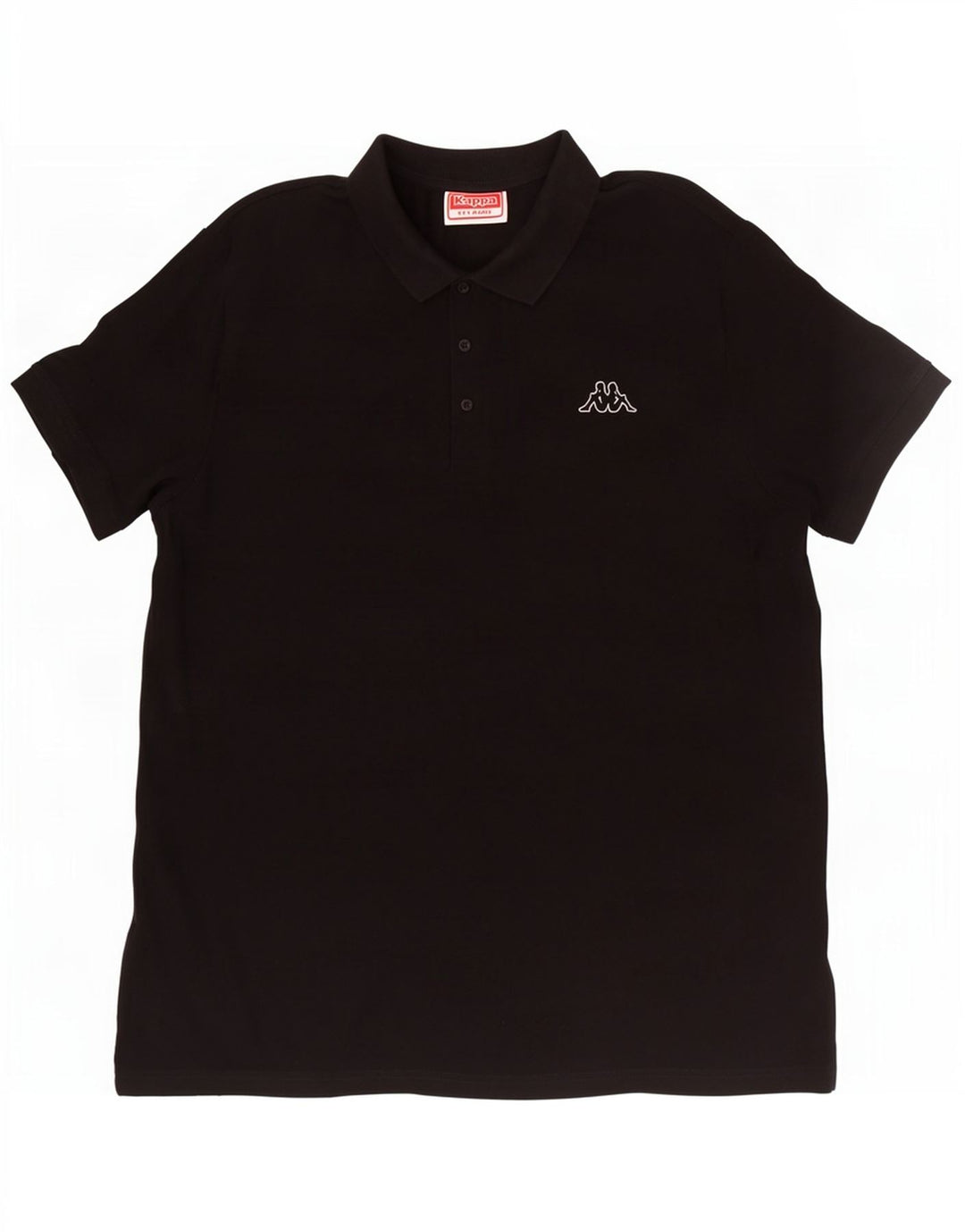 Kappa herre poloshirt 2XL sort bomuld