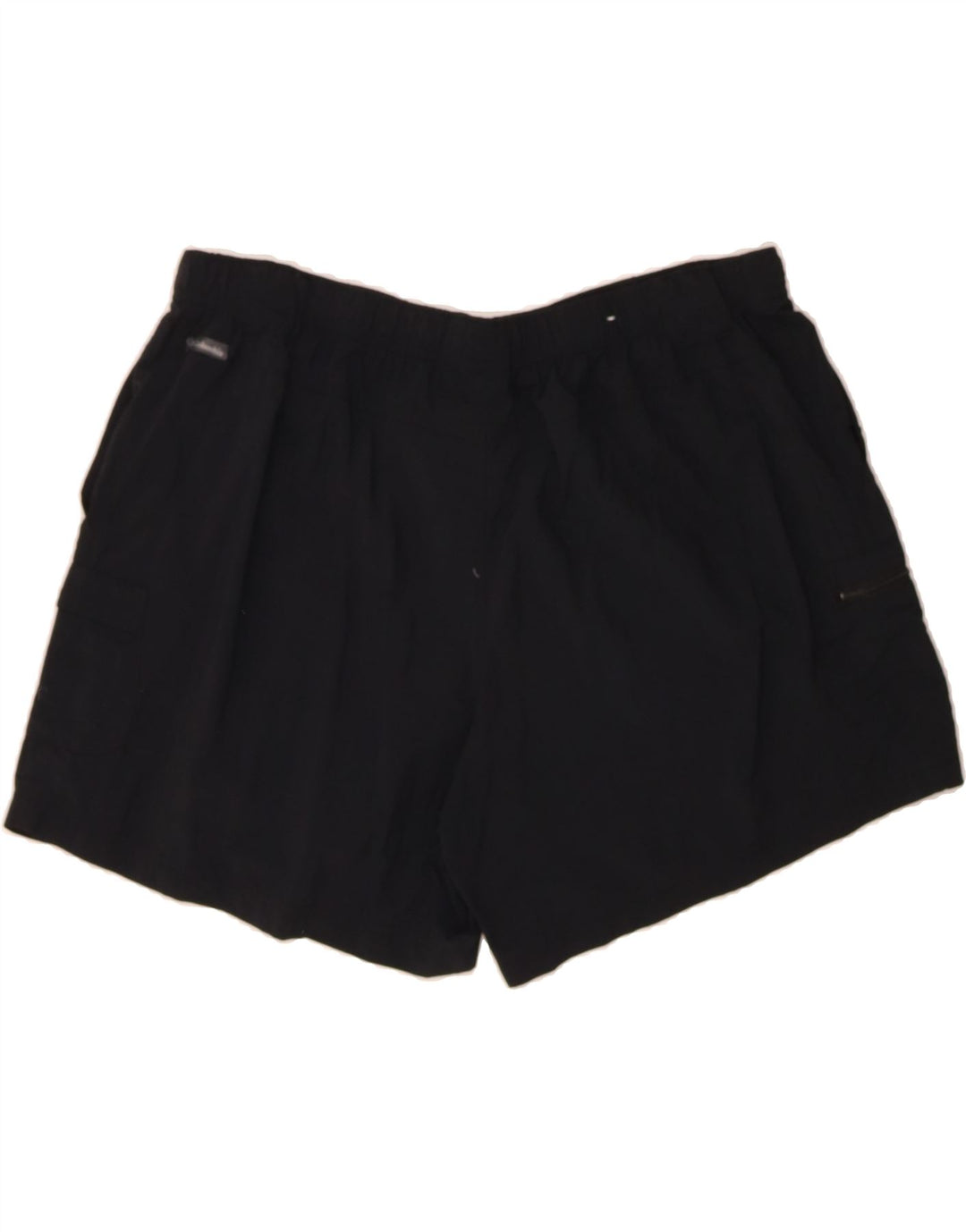 COLUMBIA Womens Cargo Shorts XL W34  Black Nylon Vintage Columbia and Second-Hand Columbia from Messina Hembry 