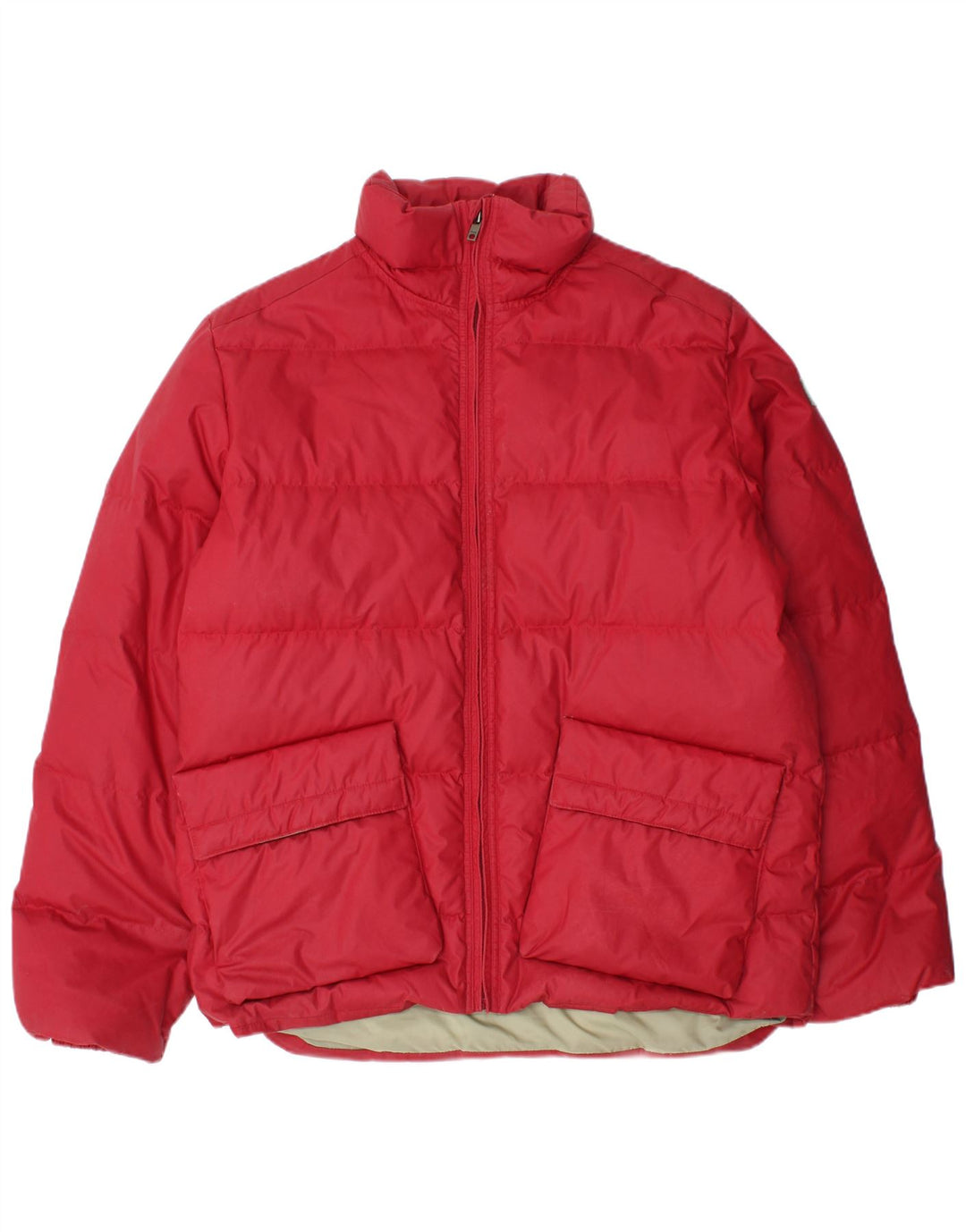 Giacca imbottita da uomo Diesel UK 42 XL poliestere rosso