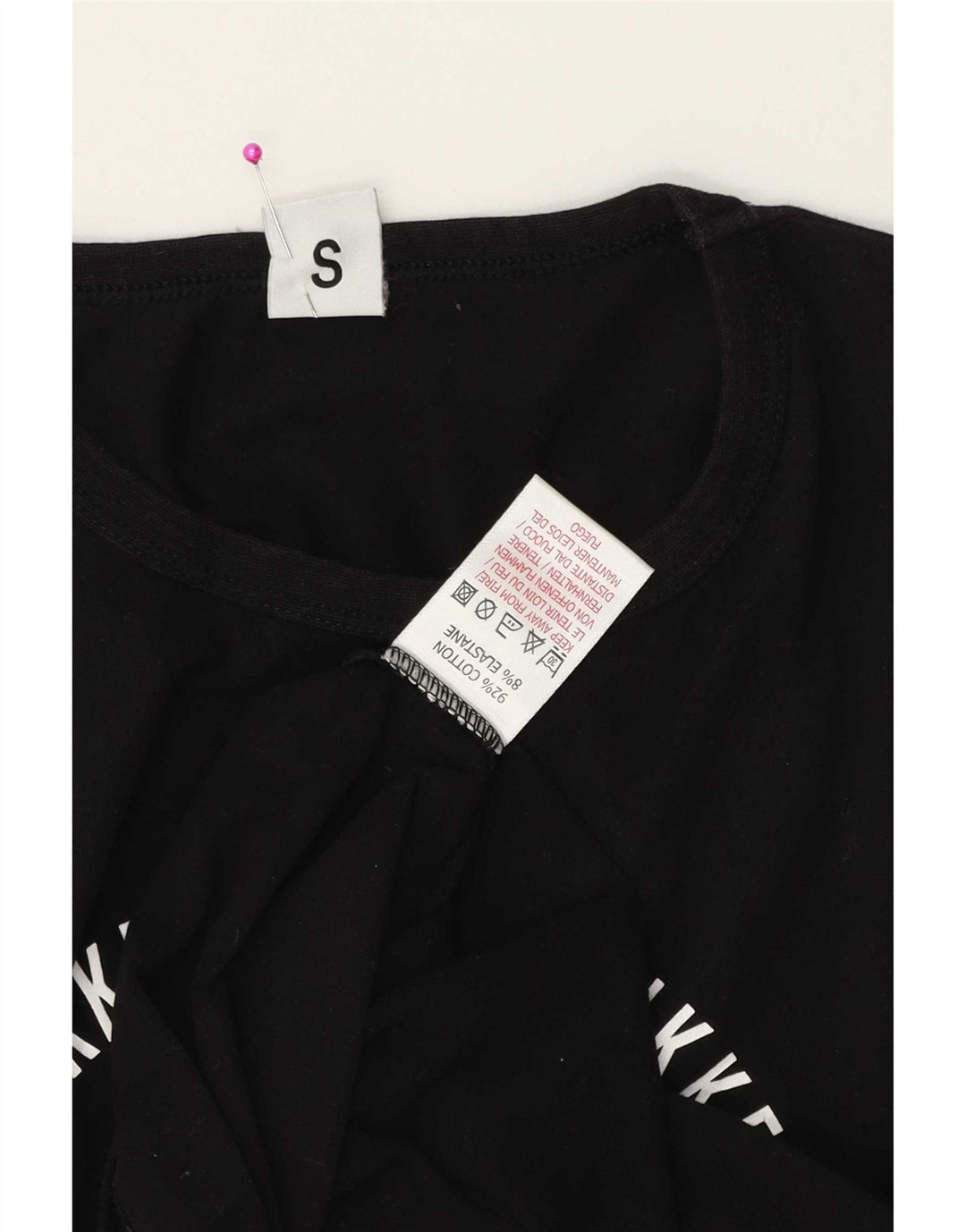 Bikkembergs Mens Graphic T-Shirt Top Small Black Cotton