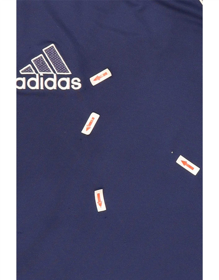 Adidas Mens T-Shirt Top Medium Navy Blue Sports
