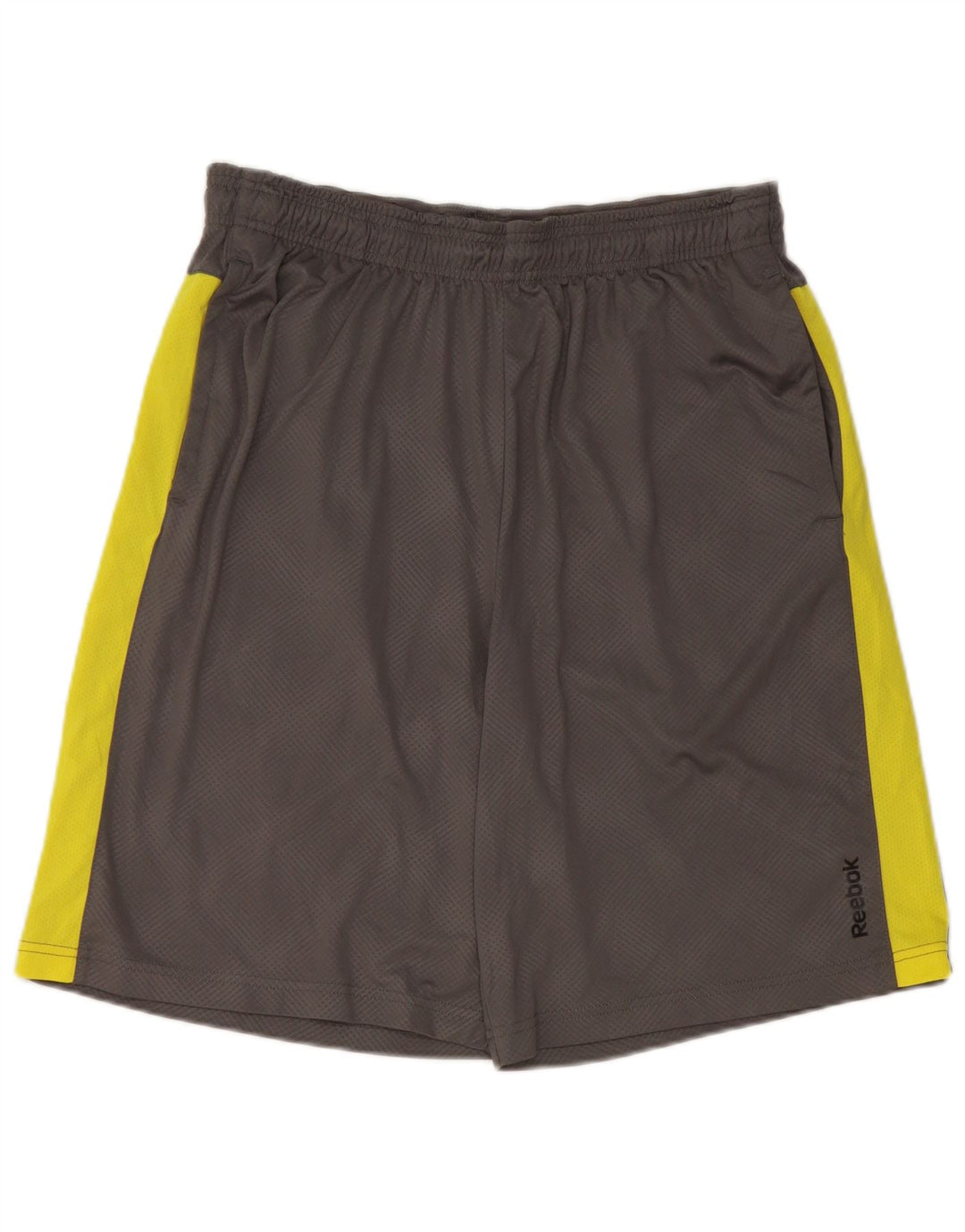 Reebok Mens Sport Shorts Medium Grey Colourblock Polyester