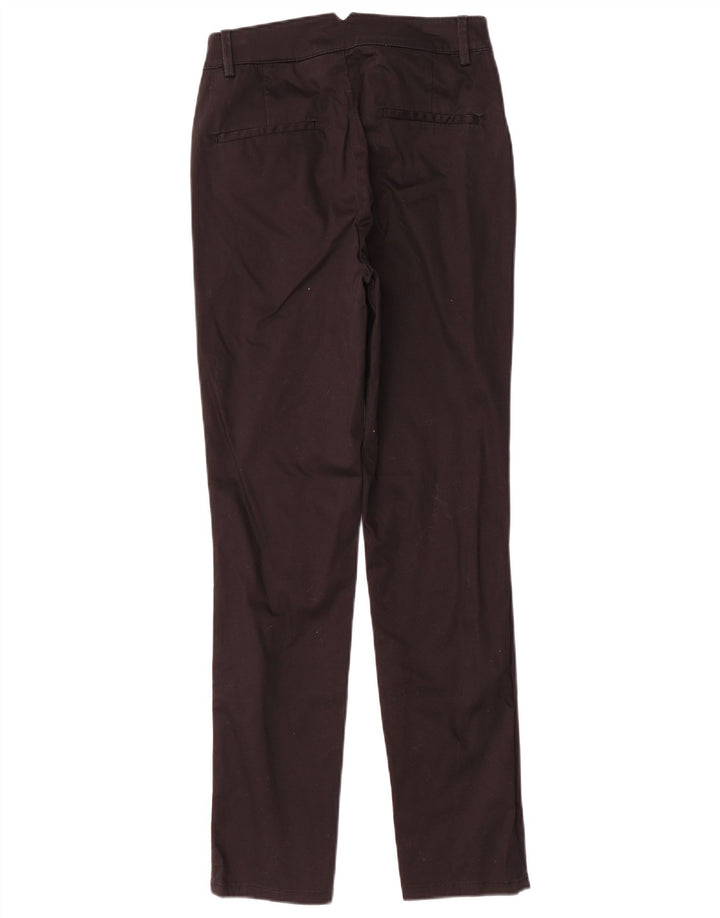 Massimo Dutti Womens Slim Chino Trousers EU 38 Small W26 L29 Black