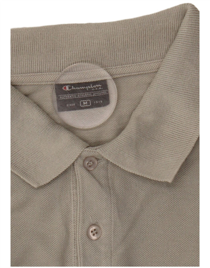 Champion Mens Polo Shirt Medium Grey