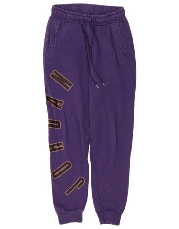 Jordan Hombre Pantalones De Chándal Gráfico Joggers XS Algodón Púrpura