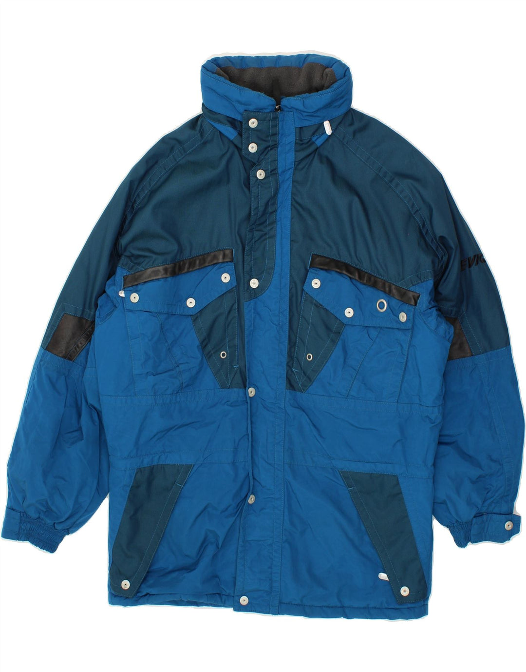 NEVICA Mens Windbreaker Jacket UK 40 Large Blue Colourblock Nylon Vintage Nevica and Second-Hand Nevica from Messina Hembry 