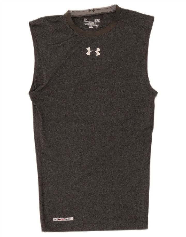Under Armour Herren Heat Gear Weste Top Small Grau
