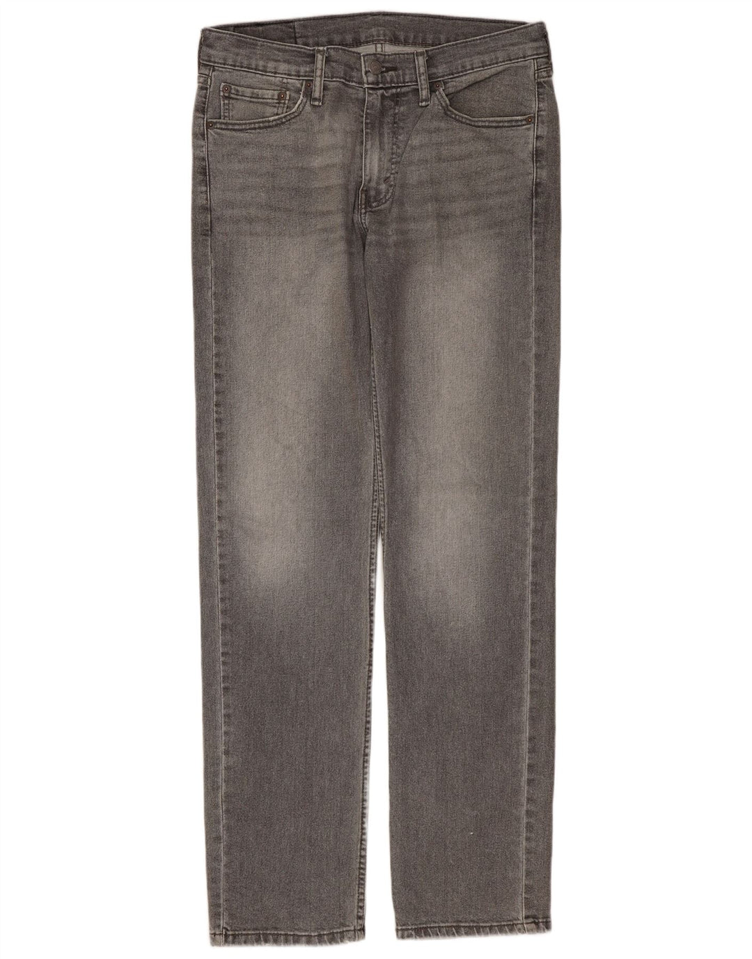 Levi's Mens 514 Straight Jeans Size 30 W30 L32 Grey Cotton