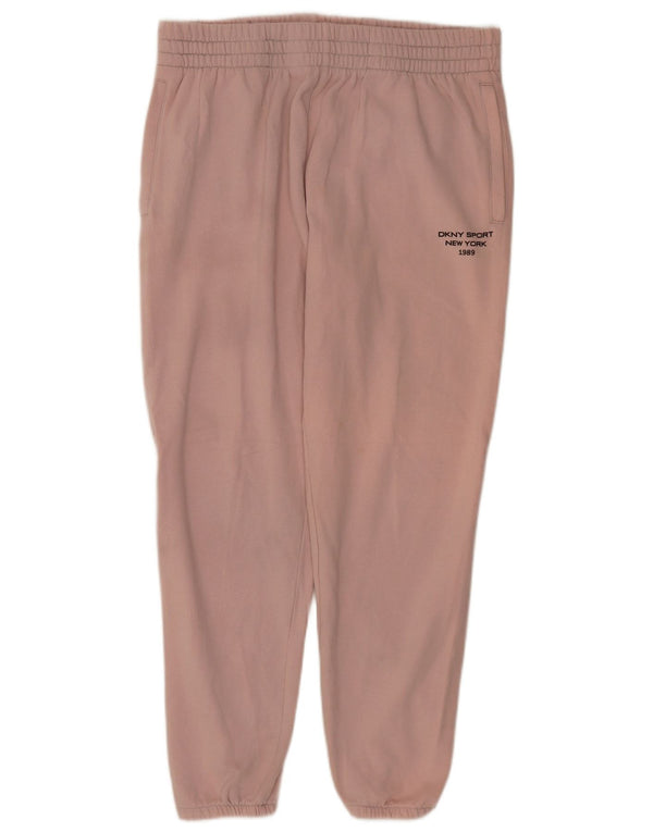 Pantaloni da tuta da donna Dkny Joggers UK 18 XL Cotone rosa
