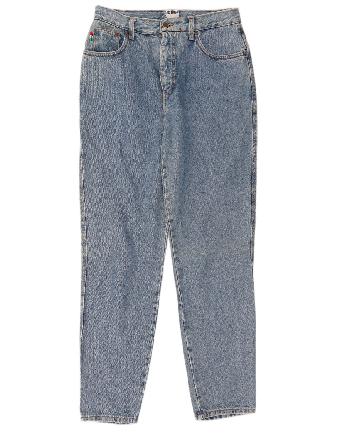 Moschino Womens Tapered Jeans W28 L30 Blue