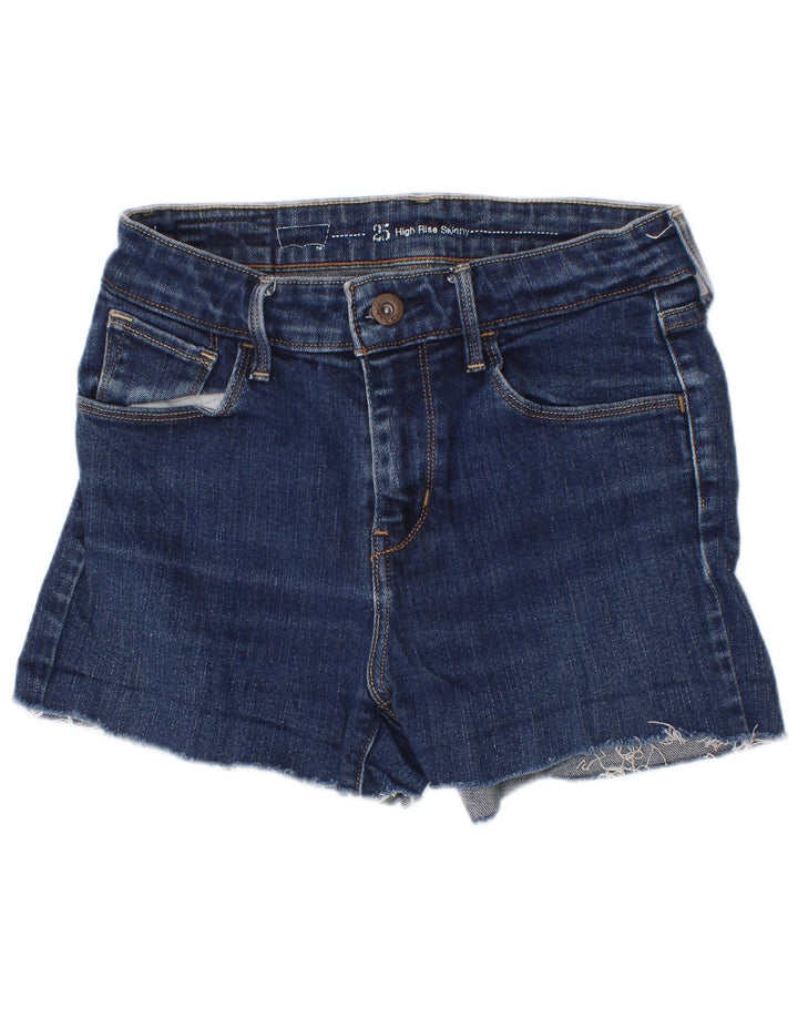 Levi's Womens Denim Shorts W25 XS Blue Cotton