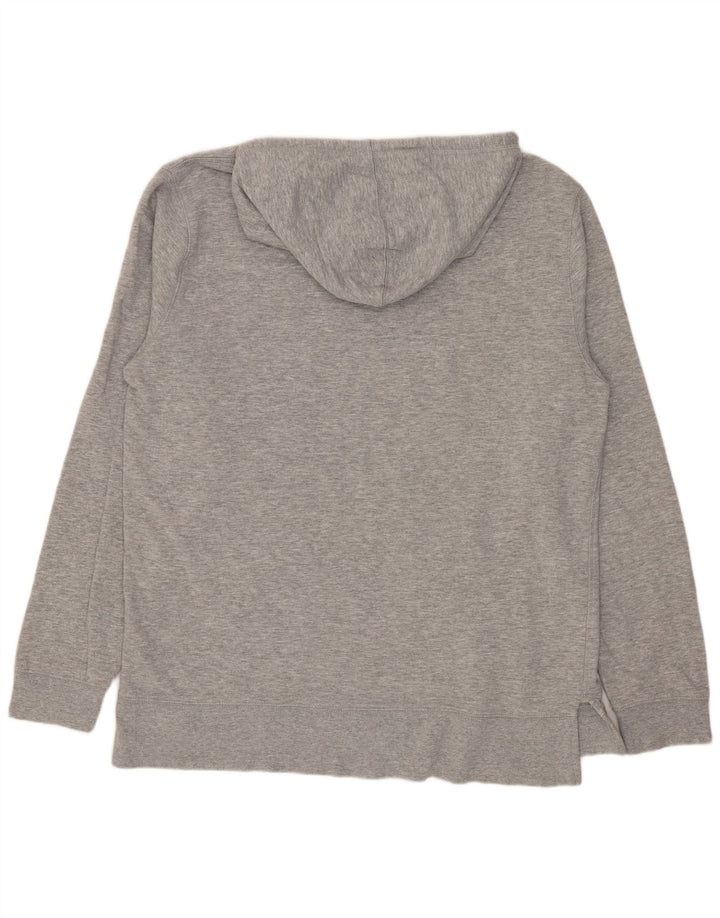 Levi's Mens Graphic Hoodie Jumper Large Grey Flecked Cotton