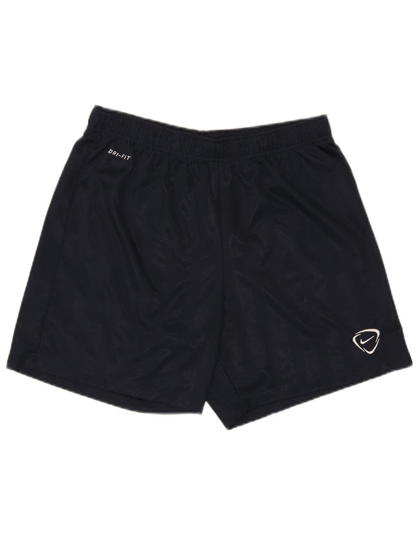 Nike Dri Fit sportske kratke hlače srednje tamnoplave pruge od poliestera
