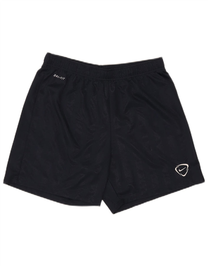 Pantaloncini sportivi Nike Dri Fit da uomo, poliestere medio a righe blu navy