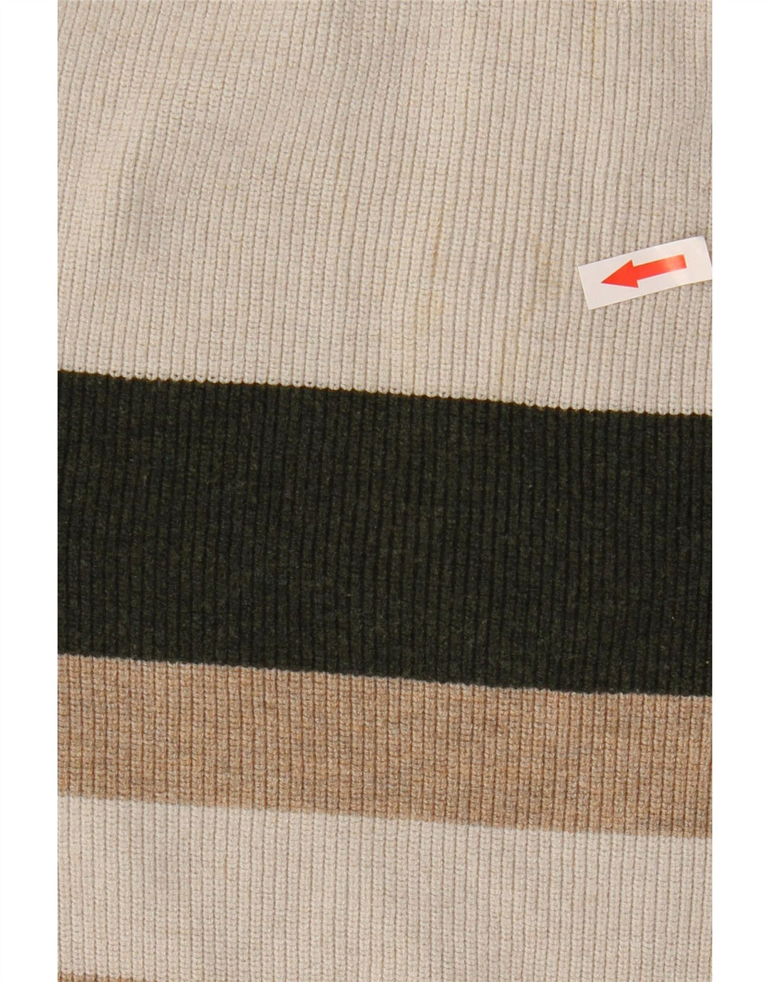 Marks & Spencer Womens Zip Neck Jumper Sweater UK 10 Small Grey Colourblock