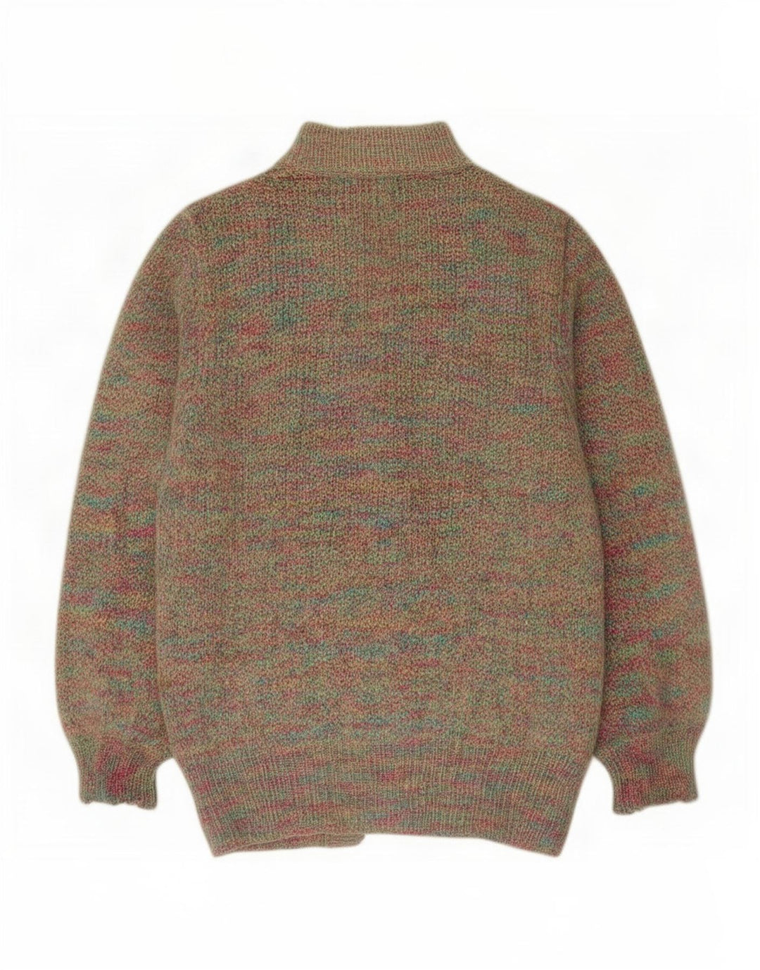 Maglione cardigan da donna Peter Hahn UK 10 piccolo classico multicolore