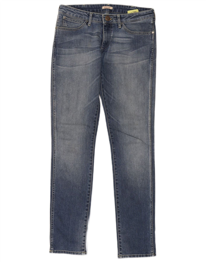 Wrangler Womens Molly Slim Jeans W29 L32 Blue Cotton