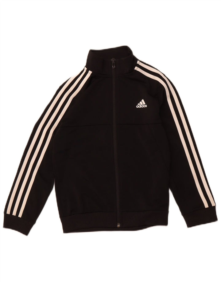 Jachetă de trening Aeroready ADIDAS pentru băieți, 7-8 ani, poliester negru