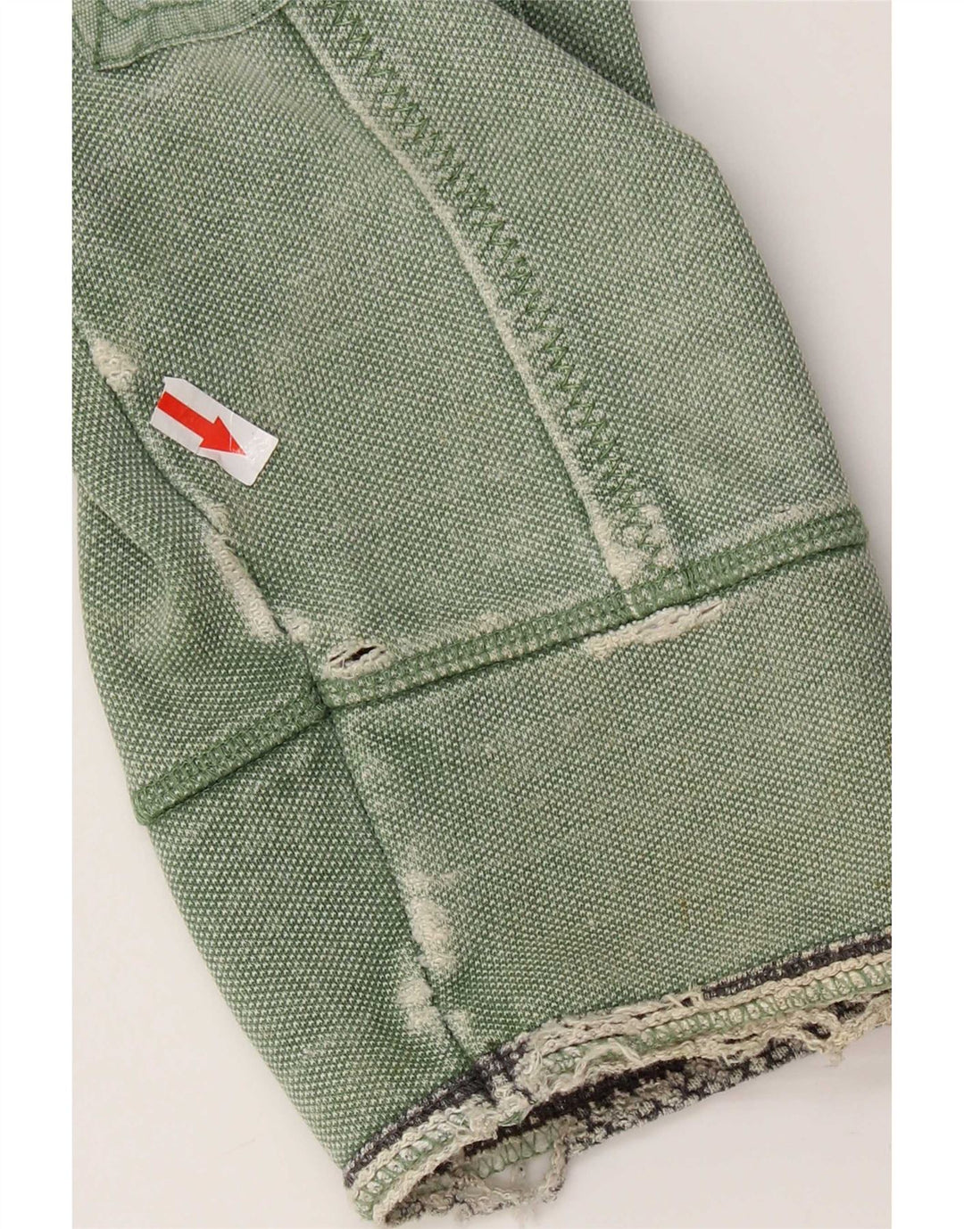 Fat Face Masculino Zip Neck Moletom Jumper Médio Algodão Verde
