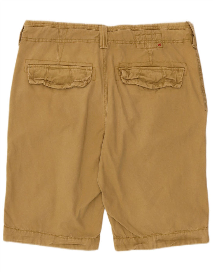 FAT FACE Mens Chino Shorts W34 Large Beige Cotton