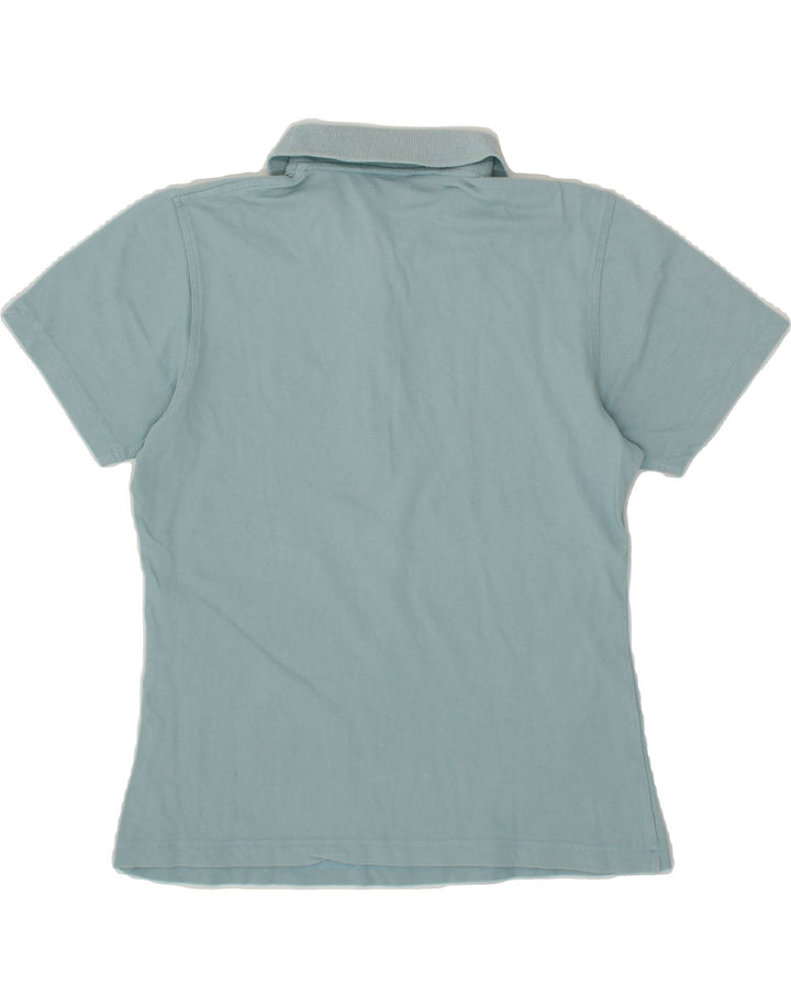 CHERVO Womens Polo Shirt UK 8 Small Blue Cotton Vintage Chervo and Second-Hand Chervo from Messina Hembry 