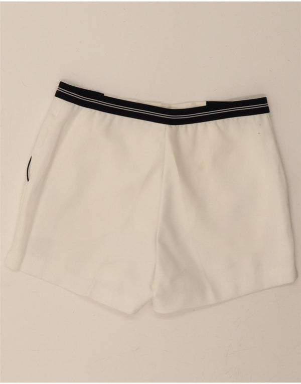 CAMPAGNOLO Womens Chino Shorts IT 50 XL W32 White Polyester