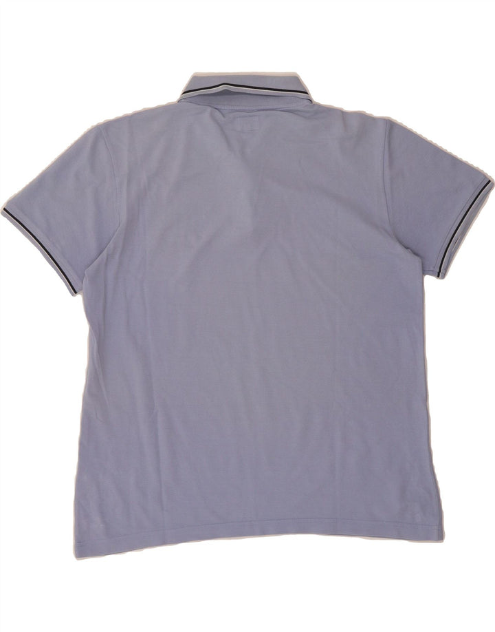 CALVIN KLEIN Mens Polo Shirt XL Blue Cotton Vintage Calvin Klein and Second-Hand Calvin Klein from Messina Hembry 