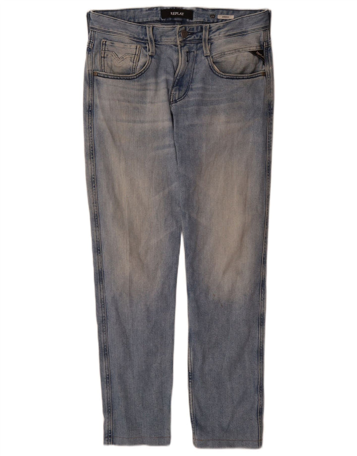 Replay Mens Anbass Slim Jeans W29 L30 Blue