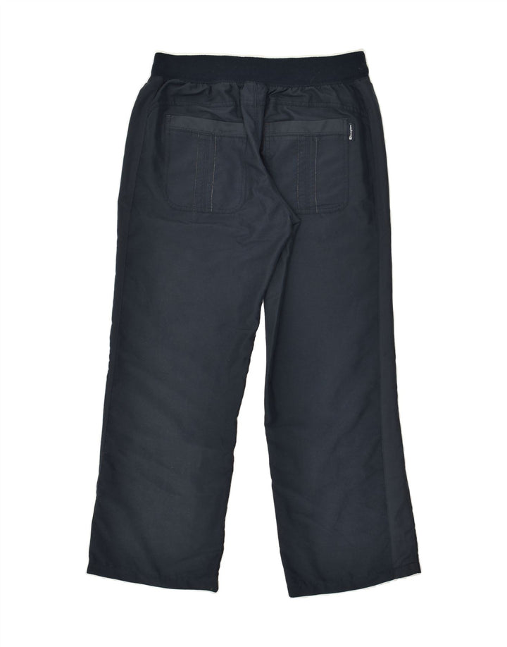 CHAMPION Womens Tracksuit Trousers XL Navy Blue Polyester | Vintage Champion | Thrift | Second-Hand Champion | Used Clothing | Messina Hembry 