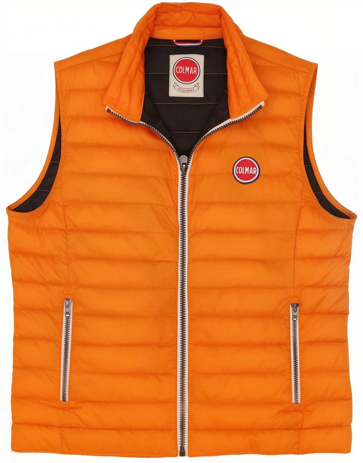 Colmar Mens Padded Gilet IT 54 Large Orange