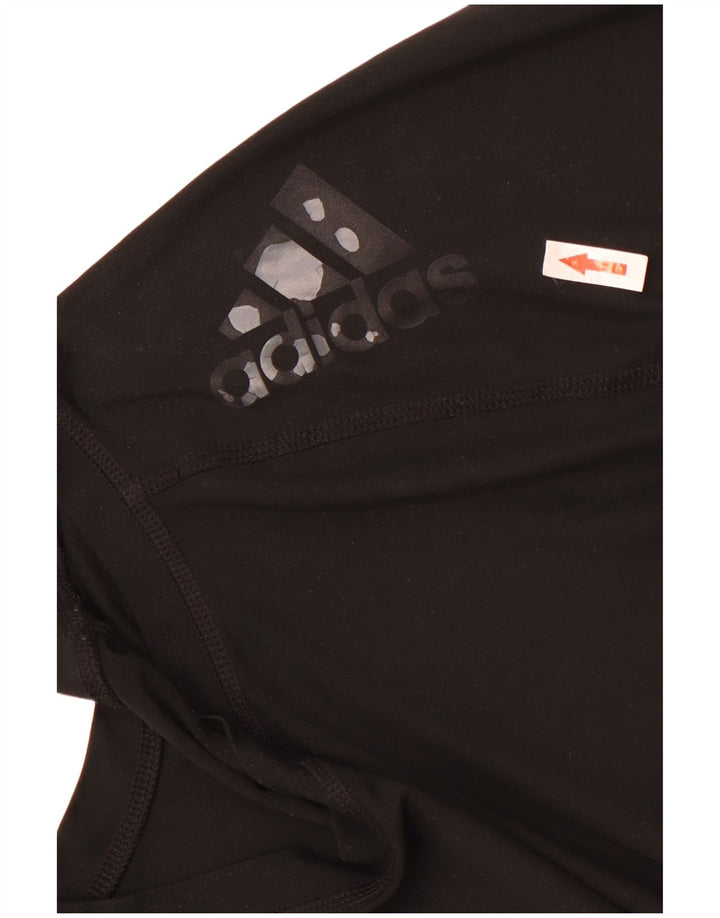 Adidas Mujer Climacool Top Manga Larga Reino Unido 14 Grande Negro