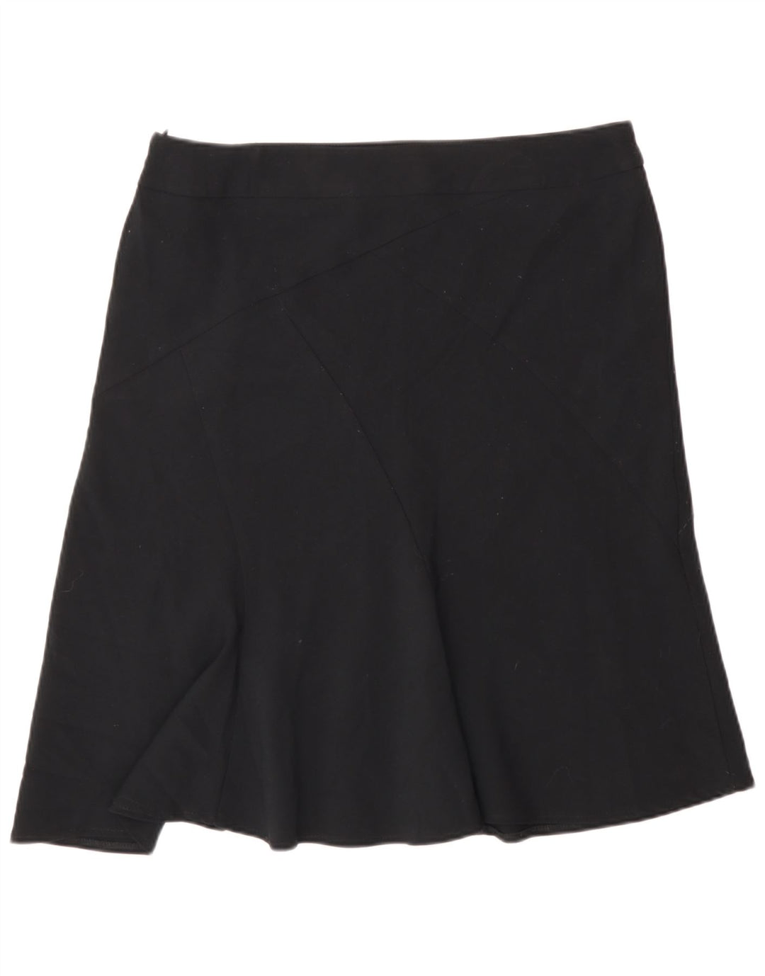 Marks & Spencer Womens A-Line Skirt UK 14 Large W32  Black Polyester