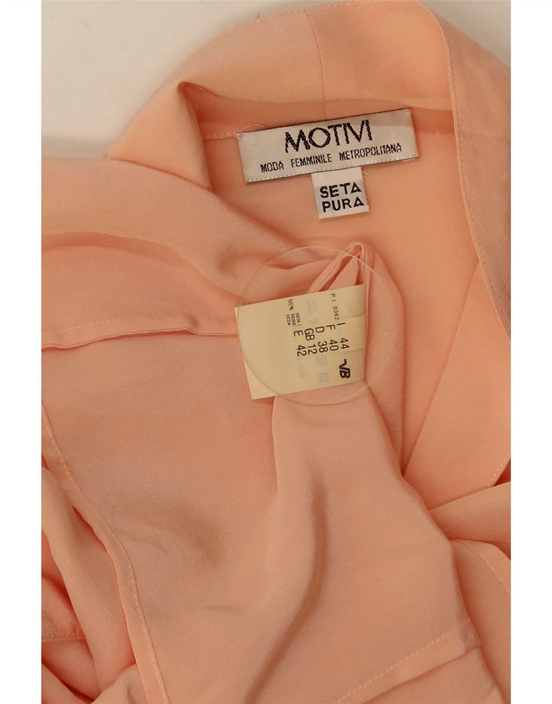 MOTIVI Womens Shirt Blouse UK 12 Medium Pink Silk