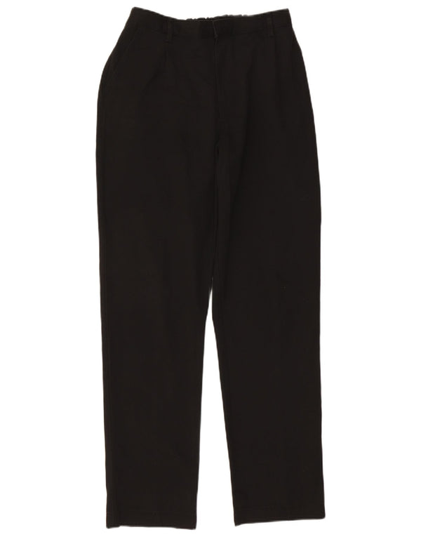 Calças Chino retas para meninos Marks & Spencer 15-16 anos W28 L30 pretas