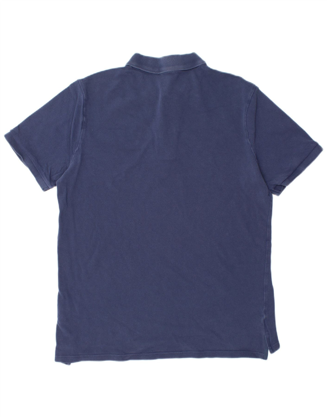NIKE Mens Polo Shirt Large Navy Blue Cotton